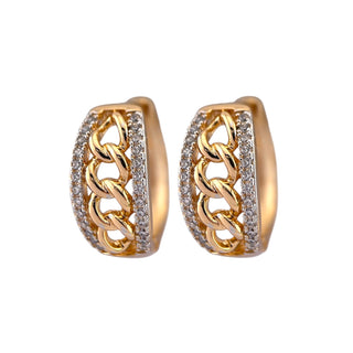 Gold Link & Pavé