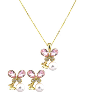 Blush Butterfly & Pearl
