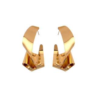 Argollas Ribbon Gold